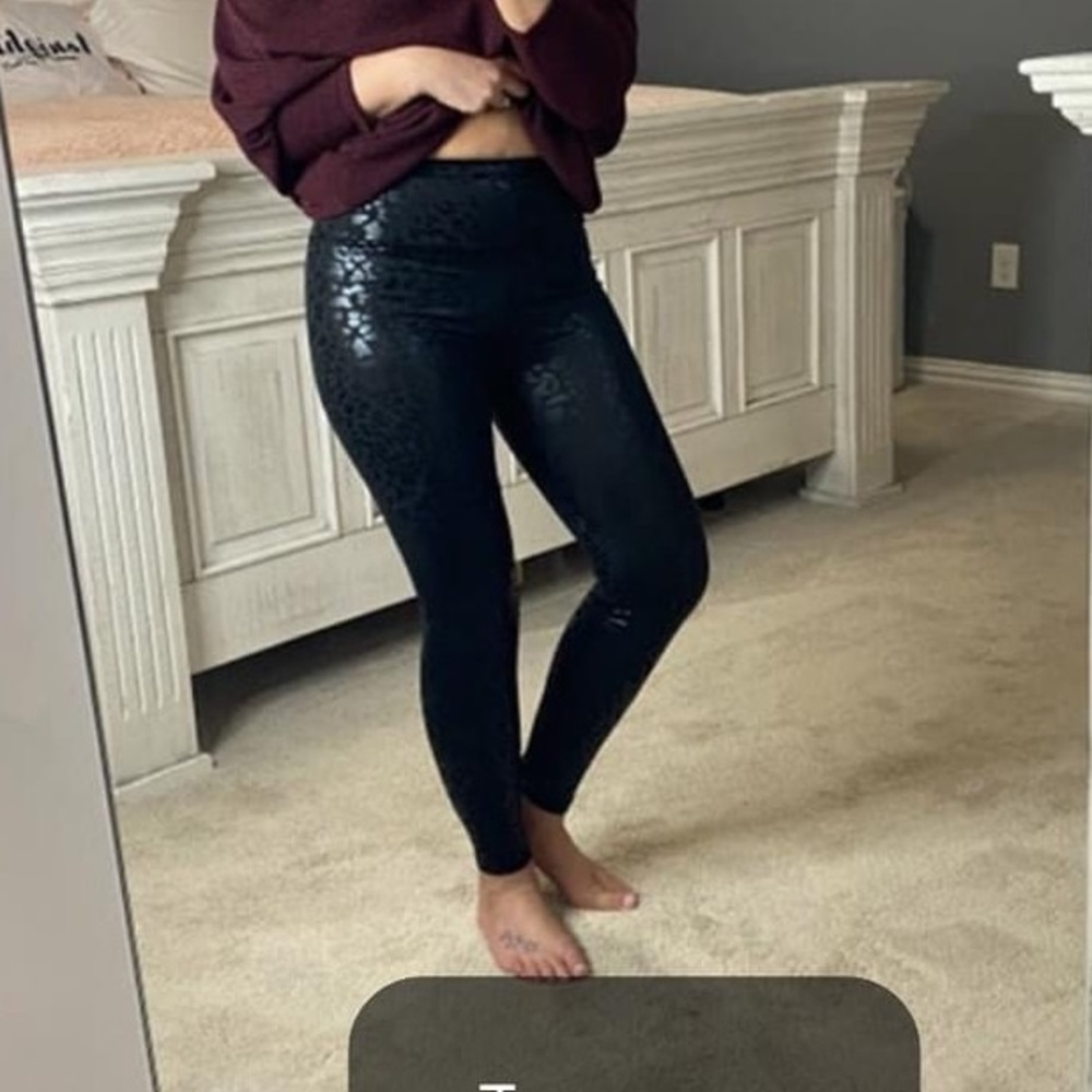Black Cheetah Leggings